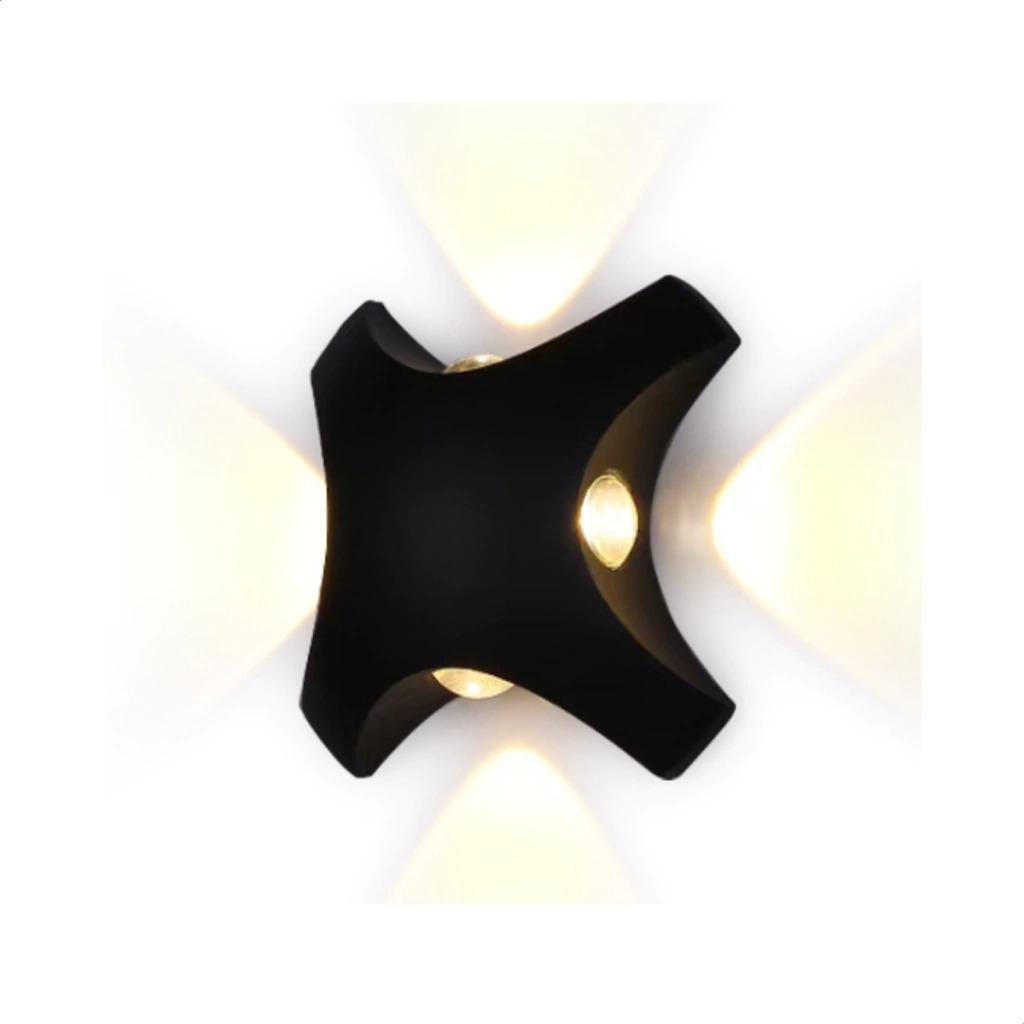 aplique de led exterior 4 luces