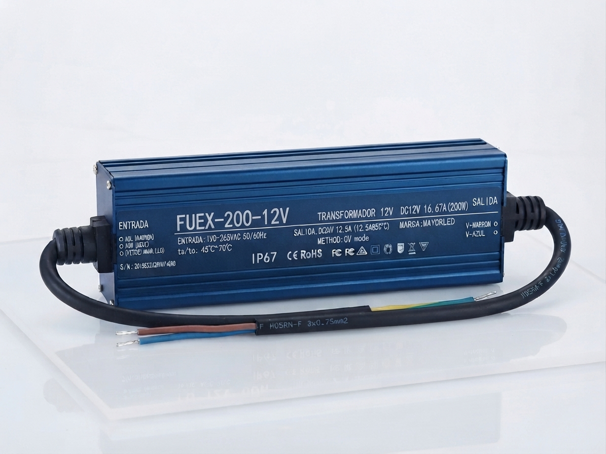 Fuente para exterior IP67 200w 12v