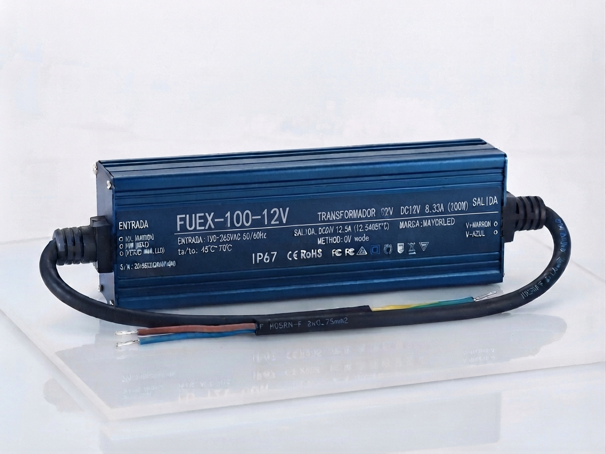 fuente de exterior ip67 100w 12v