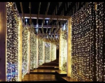 Cortina de led deco de Luces Calida