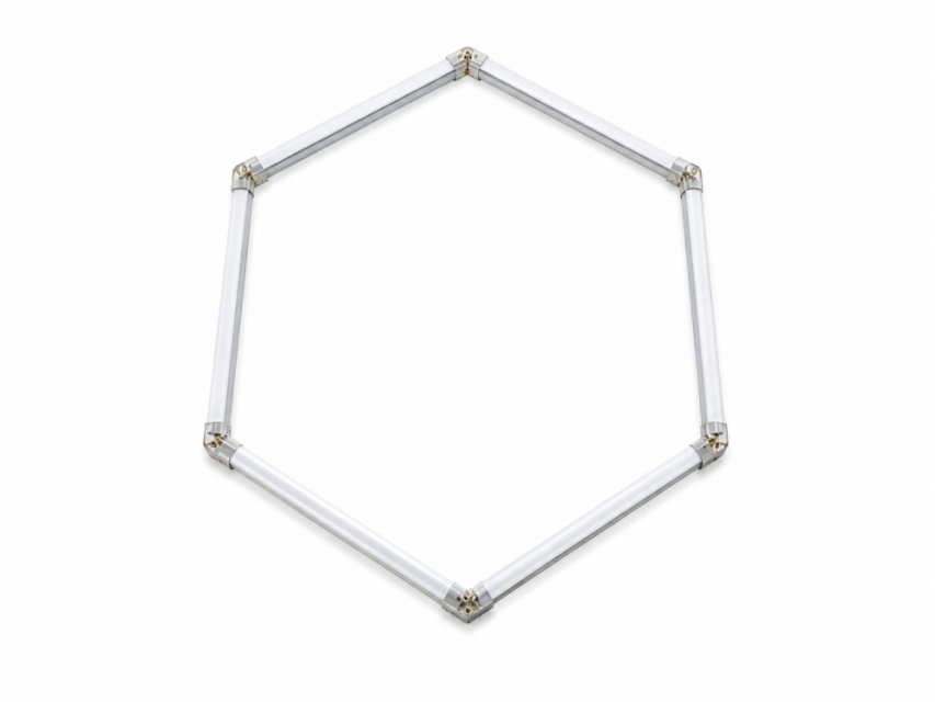 Tubo LED Hexagonal 440MM 220v