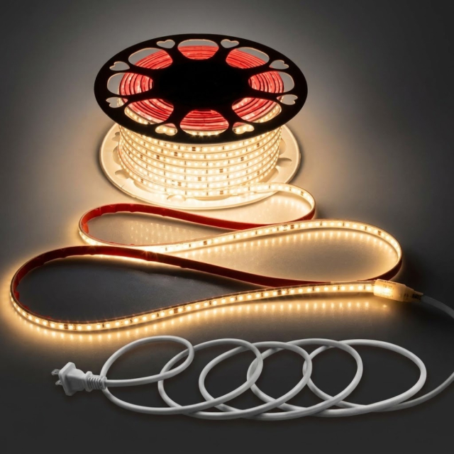 Tira de led con recubrimiento de PVC x 100m