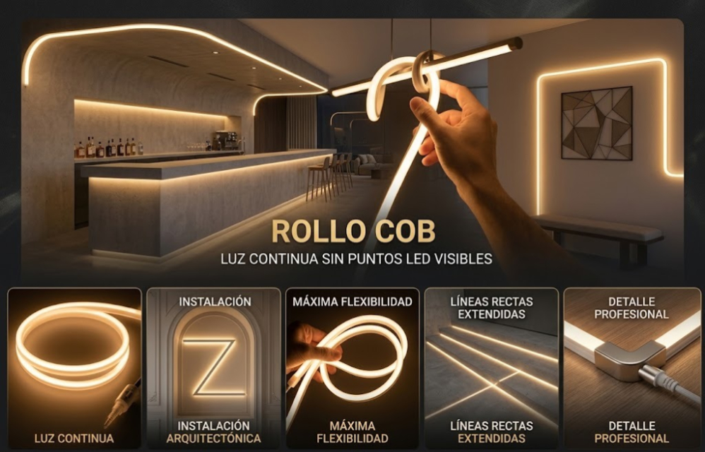 Tira Cob 220v ip65 100 metros