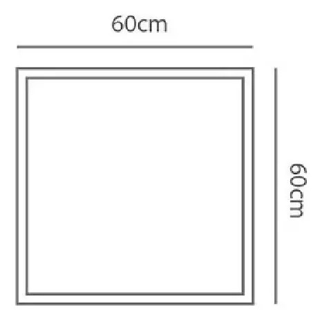 Panel Led 60x60cm 75w/m