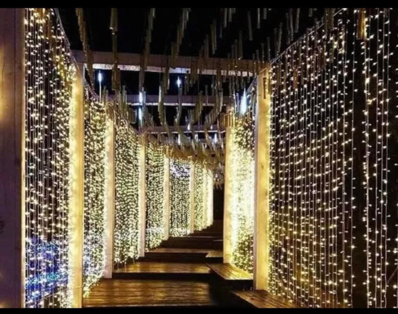 Cortina de led deco de Luces Calida